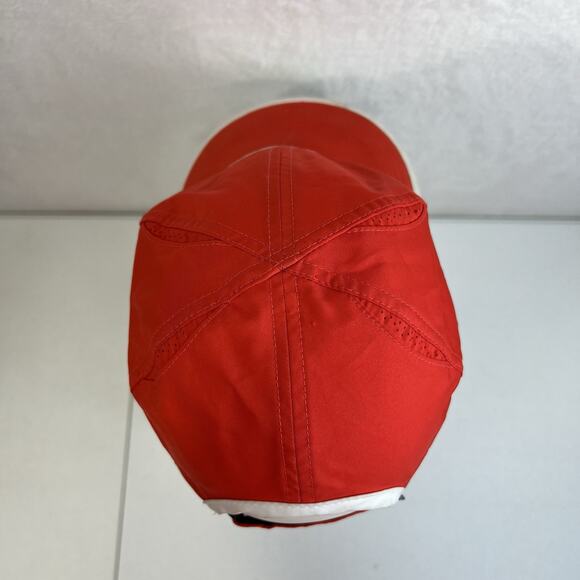 NIKE Adult FEATHERLIGHT DRI-FIT Tennis Golf Hat-Fiery Red Strapback Adjustable - Picture 7 of 12